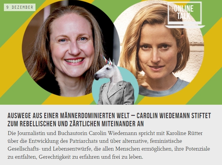 Carolin Wiedemann in Conversation with Karoline Rütter